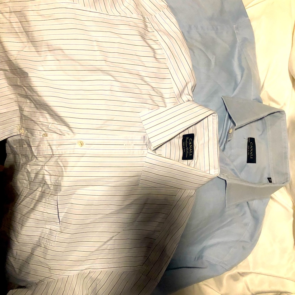 2 Dress Shirts Canali XL